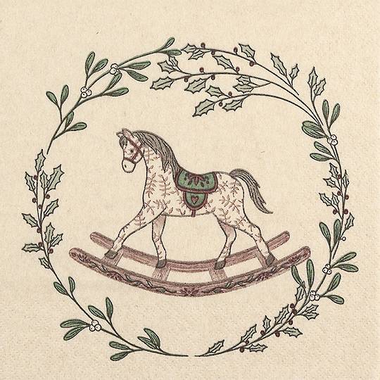 Paper Napkins 33cm, Rocking Horse Eco *ETA Nov
